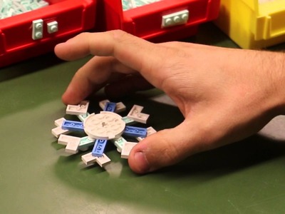 How to Build a LEGO® Snowflake Ornament