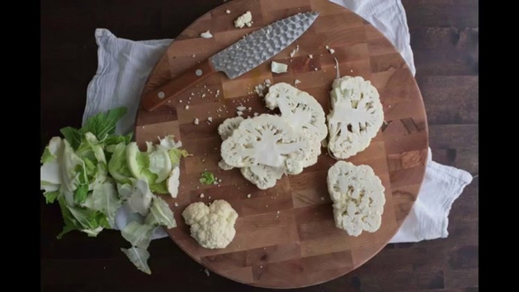 How to cut cauliflower steaks