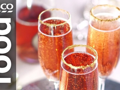 How to Decorate Glasses with Edible Glitter | Tesco Food