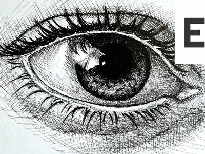 How to Draw A Realistic Eye in Pen and Ink