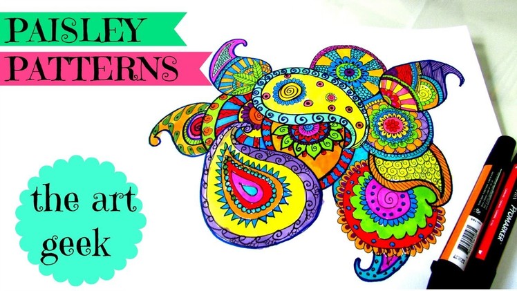 How to draw Paisley Pattern