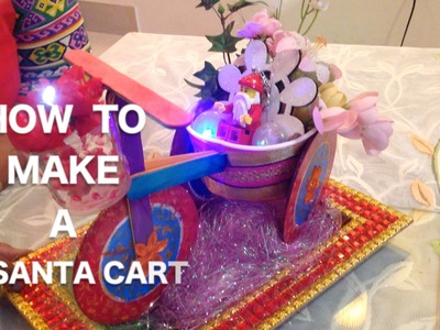 How to Make a CD Santa Cart | Xmas Special