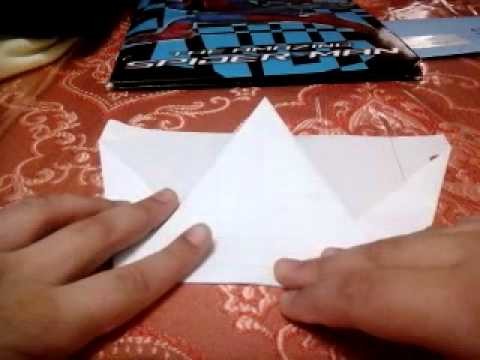 How to make a little blue bird paper airplane