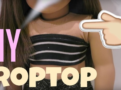 How To Make A No-Sew Doll Croptop! (EASY)