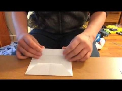 How to make a paper boat that moves in water 2015-2016!!