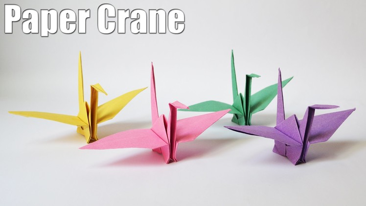 How to make a Paper Crane | Easy | Tutorial