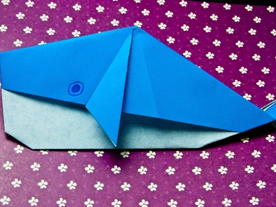 How to make a paper whale origami