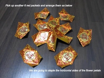 How to make a Six Petals Flower Chinese New Year Lantern using Red Packets