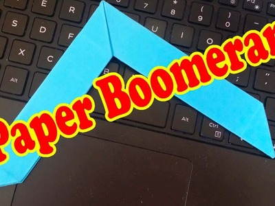 How To Make Boomerang That Comes Back Easy | Paper Boomerang