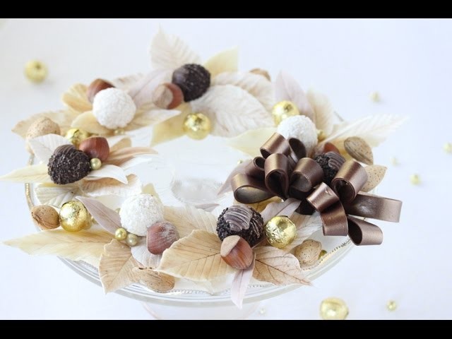 How to Make Chocolate Leaf Decorations