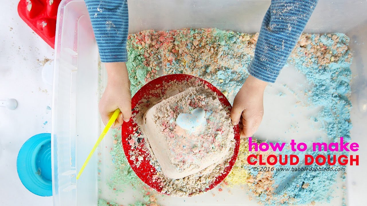 How to Make Cloud Dough: Basic, Colored, & Chocolate | CREATIVE BASICS Episode 2