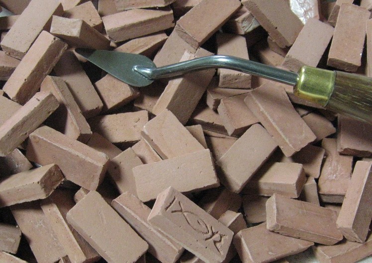 How to Make Mini Bricks - Filling the Mold (home made) #2