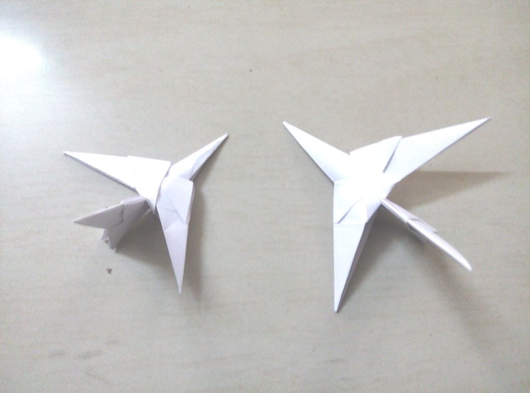 How to make paper jet rocket - Origami