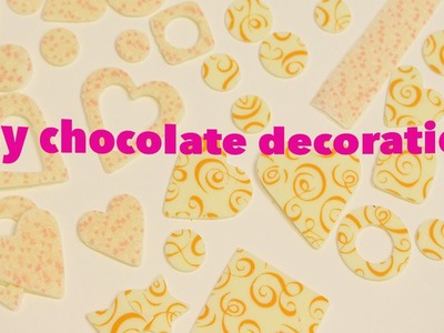 HOW TO USE CHOCOLATE TRANSFER SHEETS!