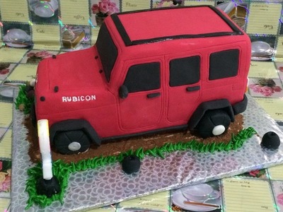 Jeep Rubicon Cake How to Make