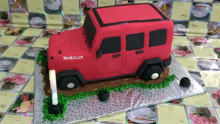 Jeep Rubicon Cake How to Make