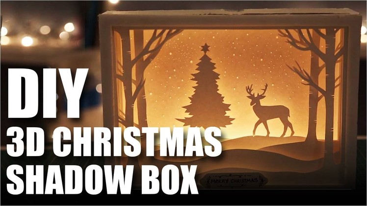 Mad Stuff With Rob - How To Make A 3D Christmas Shadow Box Card
