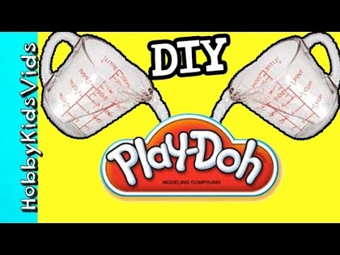 Make BROWN Play Dough With HobbySue! DIY by HobbyKidsVids