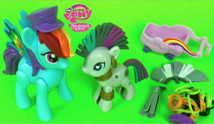My Little Pony Friendship is magic MLP POP Zecora MLP Rainbow Dash zoom and go by DisneyToysReview