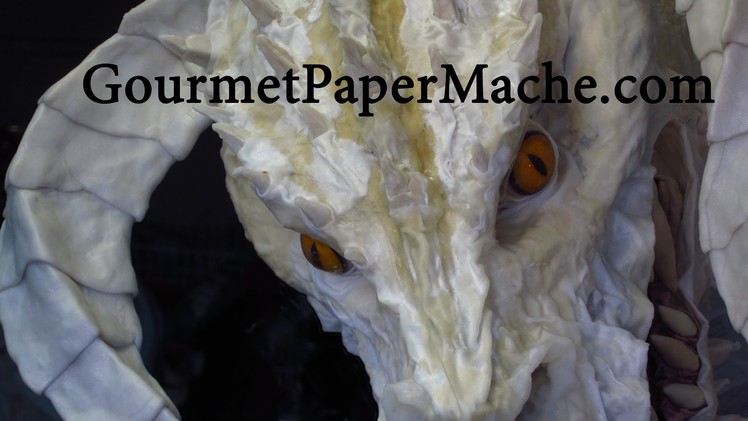 Paper Mache Tiamat Dragon