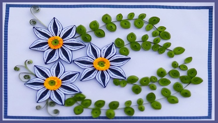 Paper Quilling: A Beautiful greeting card made easy for this new year