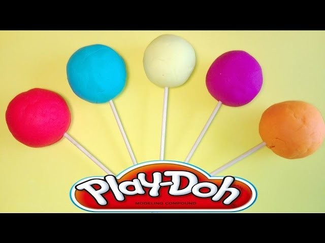 PLAYDOH PEPPA PIG lollipops plastelina Lalaloopsy kinder surprise eggs minnei rainbow colors