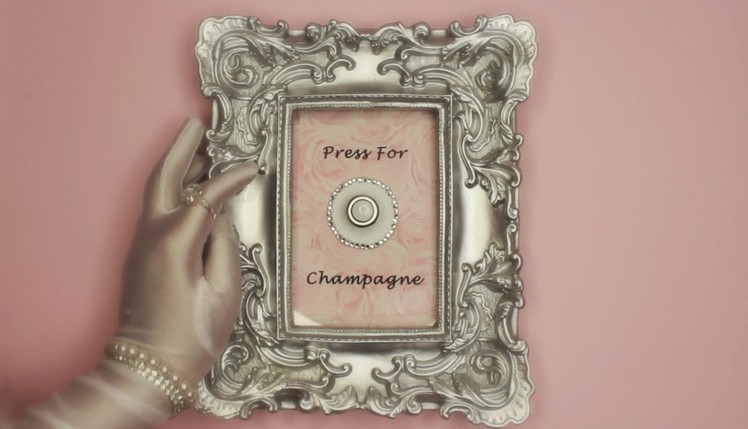 "Press For Champagne" DIY ROOM DECOR!