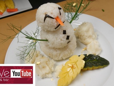 Snowman Sushi - How To Make Sushi Series