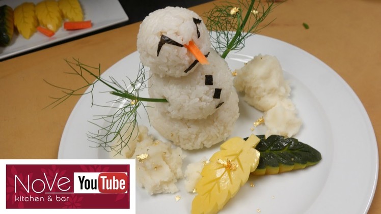 Snowman Sushi - How To Make Sushi Series