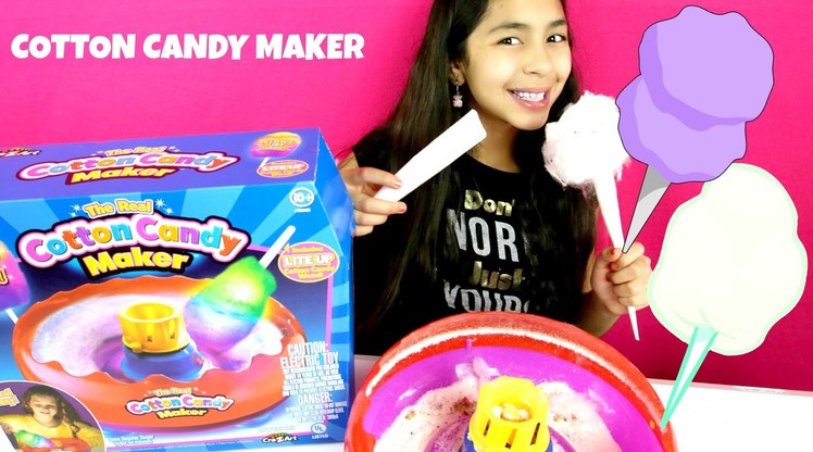 The Real Cotton Candy Maker Review Cra-Z-Art Cotton Candy DIY| B2cutecupcakes