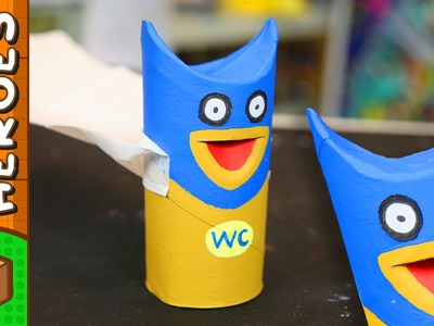 Toilet Man - DIY Paper Roll Crafts | Box Heroes on Box Yourself