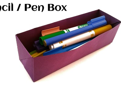 Useful Origami - Paper  Pencil ✏. Pen ✒ Box 