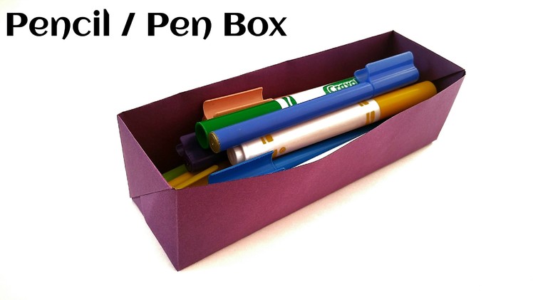 Useful Origami - Paper  Pencil ✏. Pen ✒ Box 