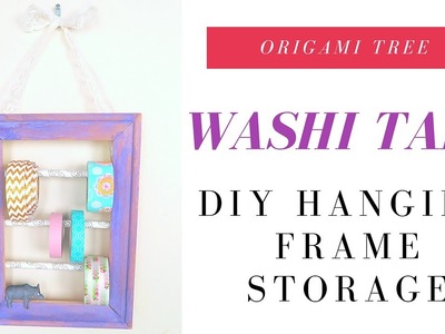 Washi Tape DIY - How to Make Washi Tape Hanging Storage Room Decor Idea - MBM Craft Challenge