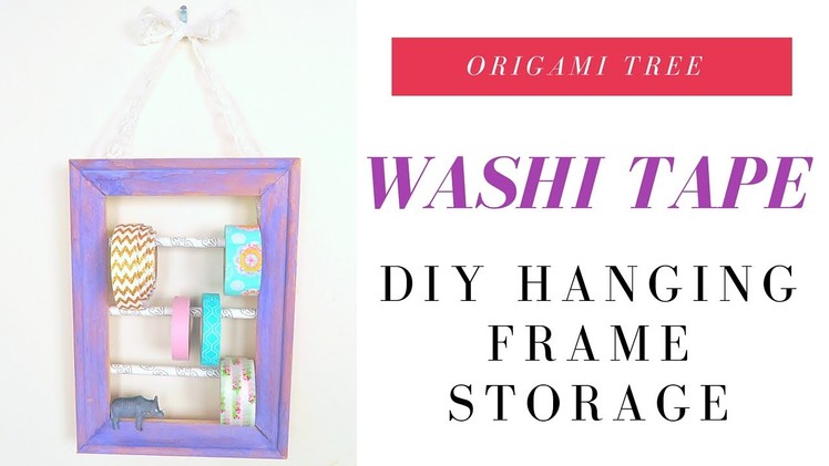 Washi Tape DIY - How to Make Washi Tape Hanging Storage Room Decor Idea - MBM Craft Challenge