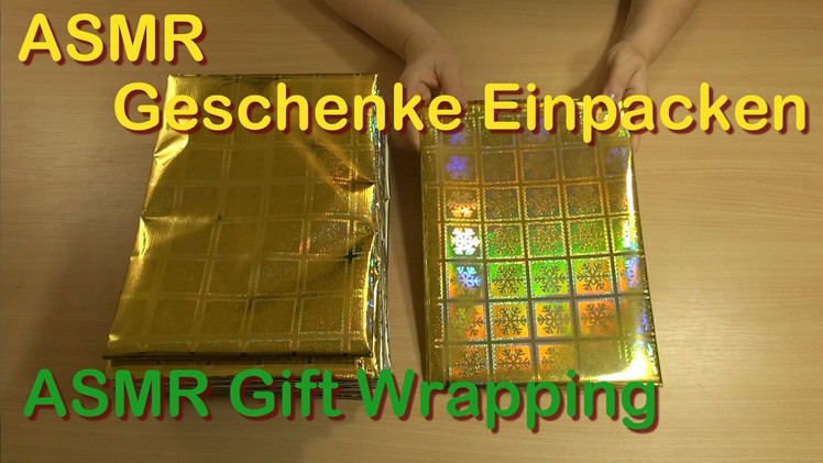 ASMR Oma Tana bilingual: Geschenke verpacken - Wrapping gifts - Soft spoken, Paper sounds