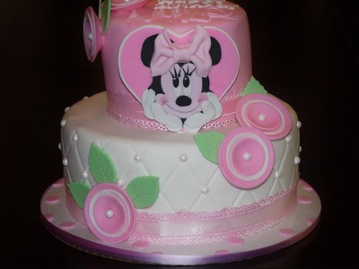 Cake decorating - how to make minnie mouse cake topper