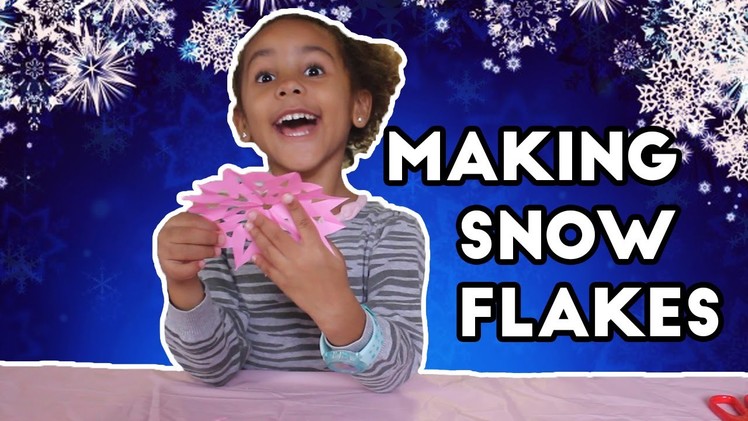 Christmas Holiday Paper Craft | How to Make Holiday Snowflakes!