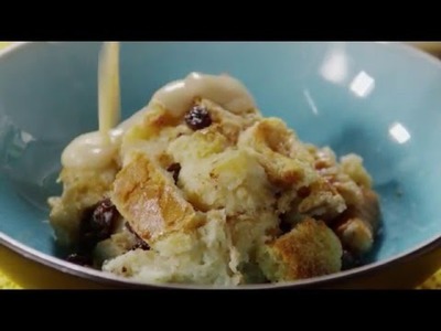 Dessert Recipes - How to Make Bread Pudding with Vanilla Sauce