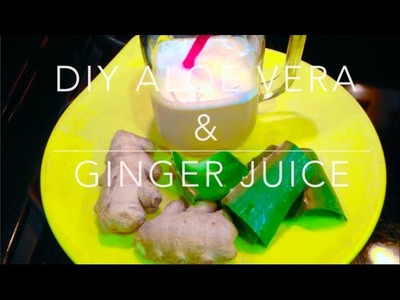 DIY: Aloe Vera & Ginger Juice - WEIGHT LOSS - Dulce Karamelo