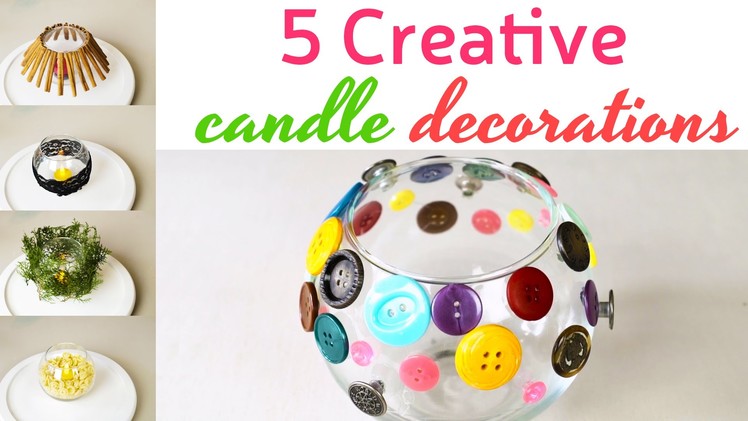 DIY Candle Holder Decoration | Creativewithlove