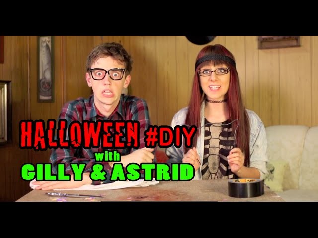 Halloween DIY with Gilly and Astrid!