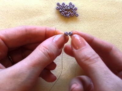 How to bead a traditional ladder stitch