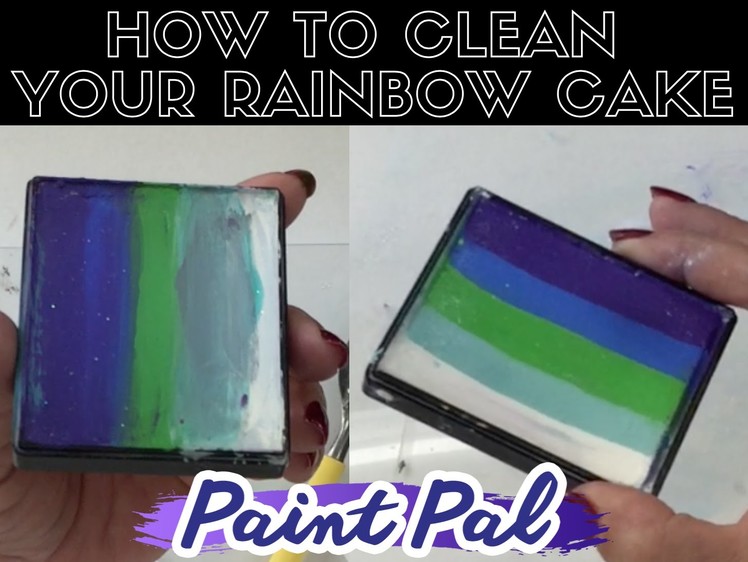 How to Clean Your Rainbow Cake