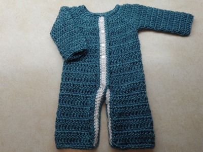 (How to #Crochet) (#Newborn Baby Sleeper) #TUTORIAL #293