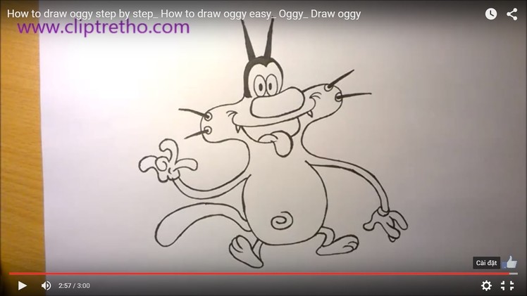 How to draw oggy step by step_ How to draw oggy easy_ Oggy_ Draw oggy