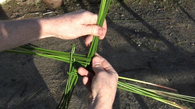 How To Make A Brigid's Cross From Rushes