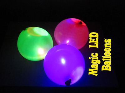 How to Make a Magic LED Ballons (Decorations) - Easy Tutorials