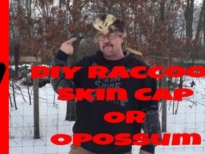 How to Make a Raccoon Skin Cap (Mine was Opossum)