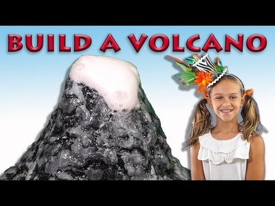 How to make a Volcano using salt dough, baking soda and vinegar!